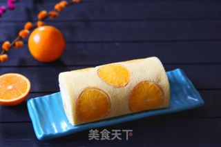 #四session Baking Contest and is Love to Eat Festival#orange O-shaped Cake Roll recipe