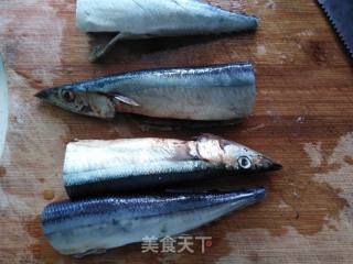 Pan-fried Saury recipe