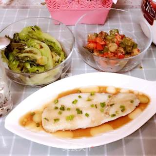 Steamed Long Li Fish Fillet recipe