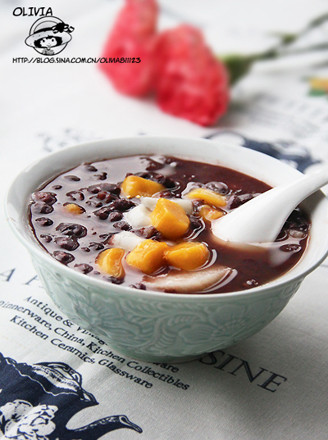 Taro Balls and Red Bean Paste recipe