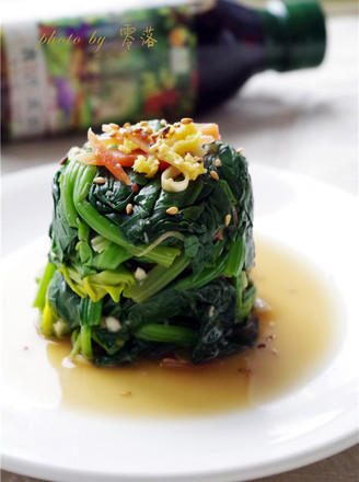 Refreshing Spinach Tower recipe