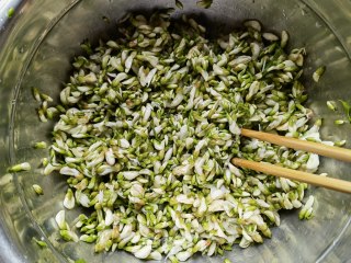 Steamed Sophora Japonica with Oil recipe