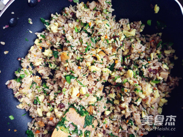 Fried Rice with Fried Chicken, Vegetables and Egg recipe