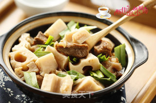 Beef Braised Lotus Root recipe