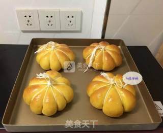 #新良第一节烤大赛#super Cute Pumpkin and Purple Rice Buns recipe