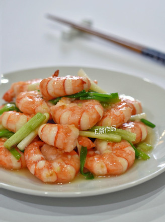 Scallion Fried Shrimp recipe