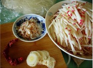 Carrot Stewed Vermicelli recipe