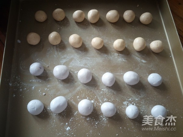 Two-color Glutinous Rice Balls recipe