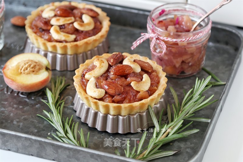 Peach Nut Tart recipe