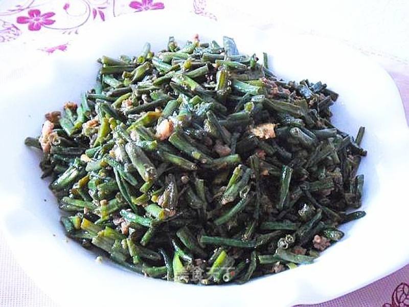 Stir-fried Cowpea with Minced Meat recipe