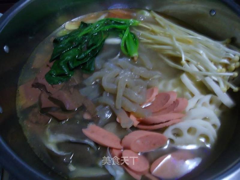 Duck Blood Tomato Hot Pot recipe