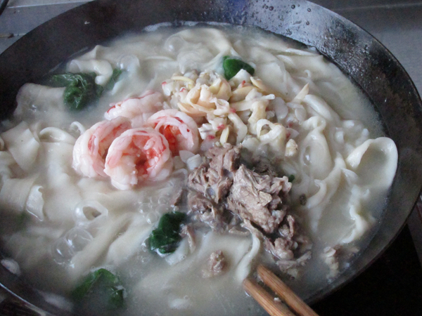 Seafood Lamb Noodles recipe