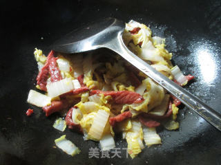 #trust of Beauty#fried Beef Tenderloin with Cabbage recipe