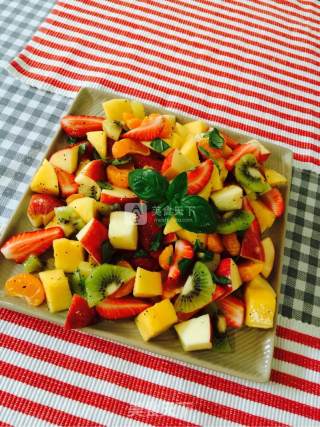 Sweet and Sour Fruit Salad recipe