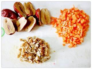 Porridge with Red Dates and Walnuts recipe