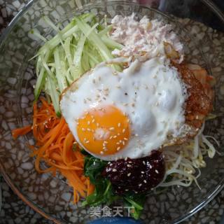 Tuna and Vegetable Bibimbap recipe