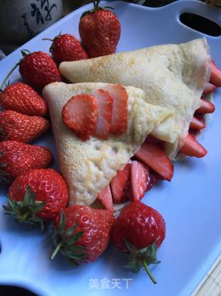 Strawberry Crepes recipe