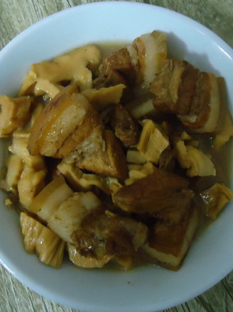 Braised Pork Belly with Bamboo Shoots recipe