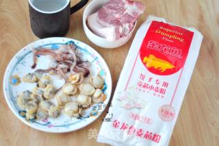 How to Make Two-color Rouge Seafood Dumplings recipe