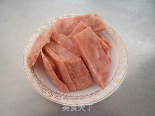 Stir-fried Cauliflower with Ham recipe