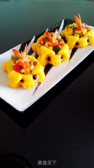 #aca烤明星大赛#golden Pig to Send Blessings recipe