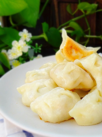 Fried Dumplings with Horn Melon and Egg recipe