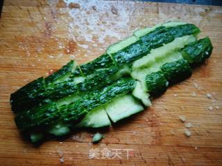 #团圆饭#cucumber with Noodles recipe