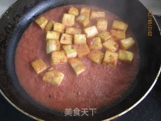 Tofu with Red Milk Sauce recipe