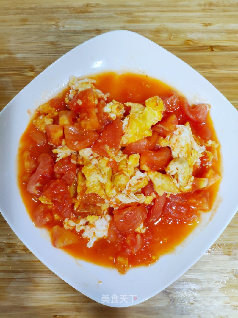 Scrambled Eggs with Tomatoes recipe