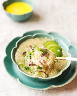 Who Can Refuse Such A Wonderful Way to Eat Millet Porridge? Celery and Mushroom Millet Congee recipe