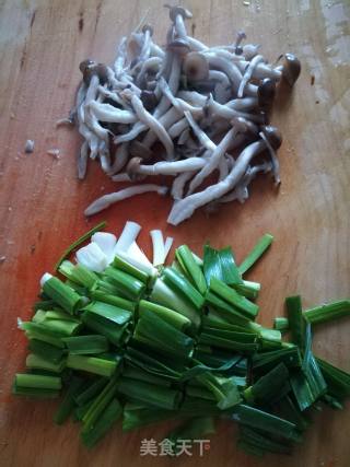 Green Garlic Crab Mushroom recipe