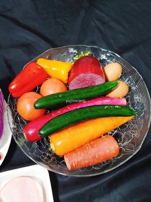 🌸flowers Blooming and Rich∣seasonal Vegetable Rose Flower Salad🌸 recipe