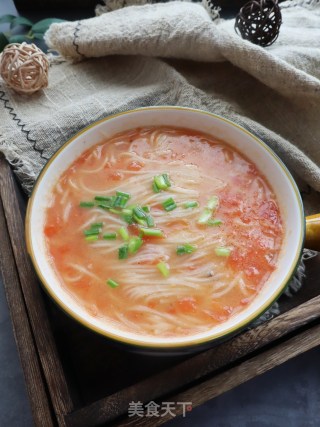 Kid's Meal Tomato Fish Noodle Soup ❤️nutritious and Delicious, Appetizing and Calcium Supplement recipe