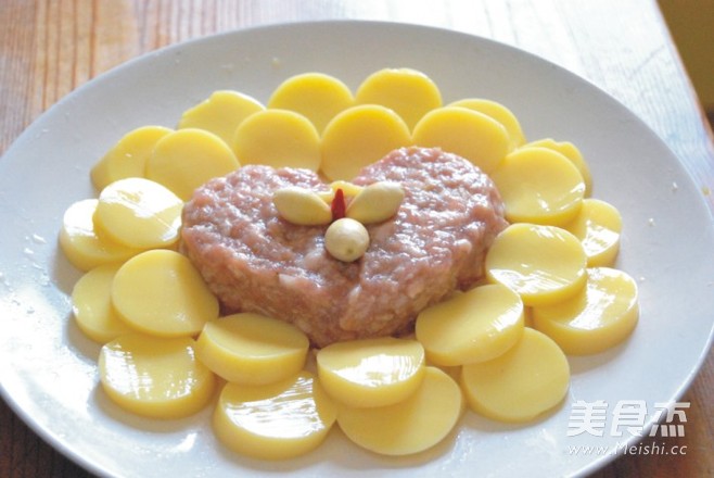 Yuhuan Steamed Heart-shaped Meatloaf recipe