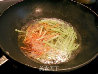 Shredded Mushrooms, Celery, Potatoes recipe