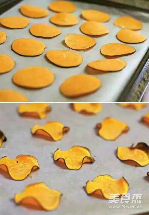 Baked Sweet Potato Chips recipe