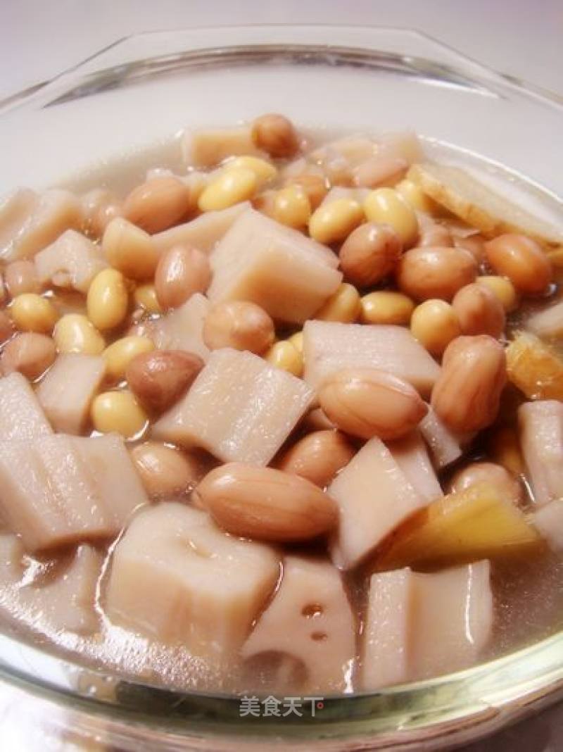 Soybean Peanut Mix with Lotus Root recipe