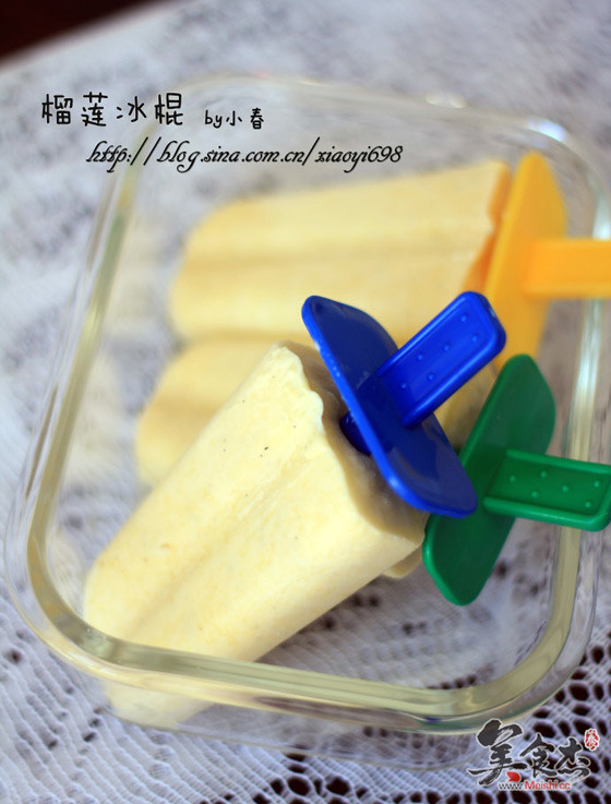 Durian Popsicles recipe