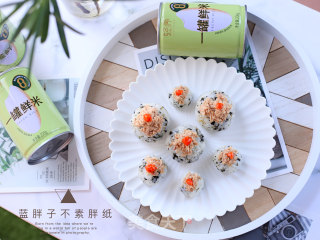 Seaweed Tuna Rice Ball recipe