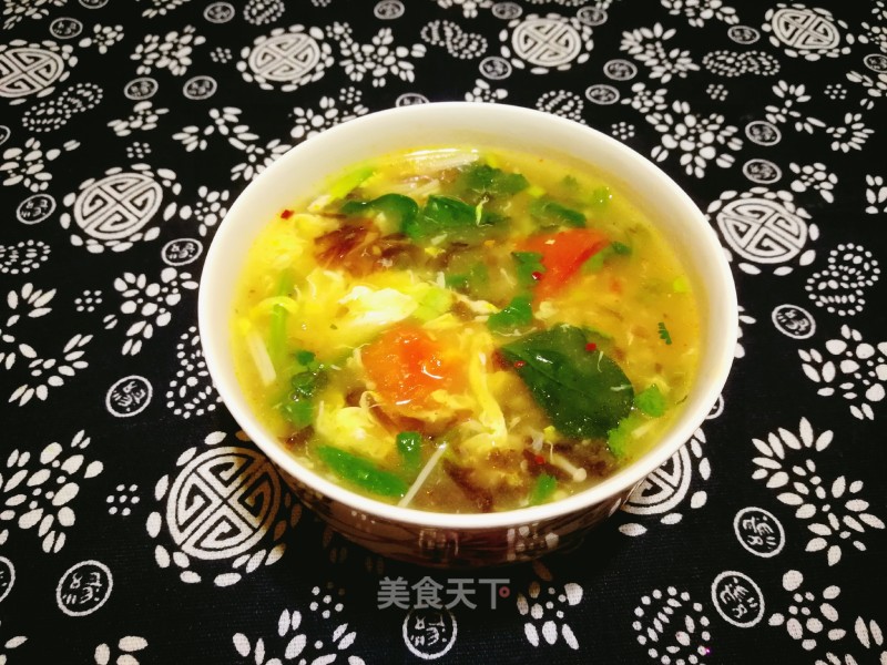 Spinach Egg Drop Soup recipe