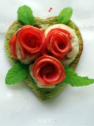 #the 4th Baking Contest and is Love to Eat Festival#toast Rose recipe