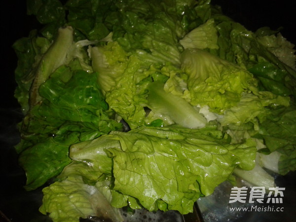 Lettuce Preserved Egg Soup recipe