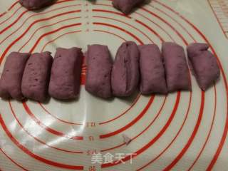 Creamy Purple Sweet Potato Rose Roll recipe