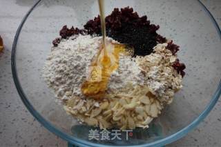 #aca烤明星大赛#oil-free Low-calorie Granola Bars recipe