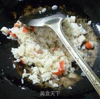 Tuna Crab Stick Fried Rice recipe