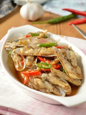 Spicy Fried Razor Clam recipe