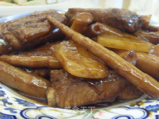 Pork Ribs Roasted Rice Cake recipe