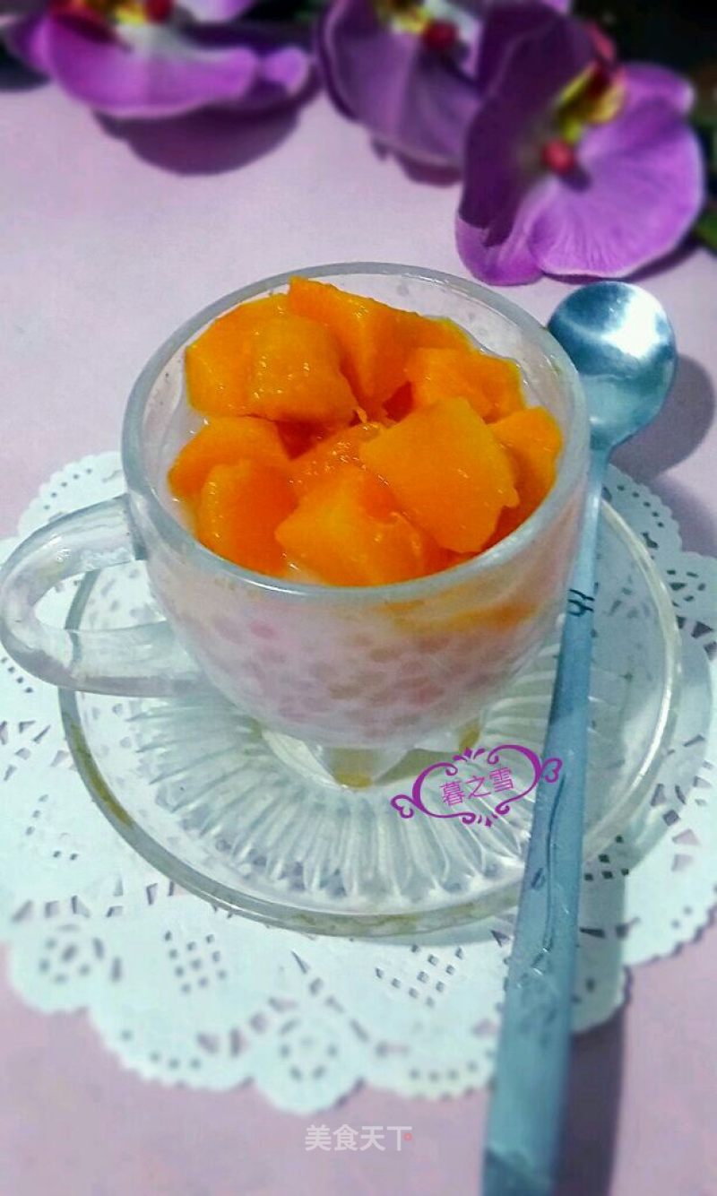 Honey Papaya Sago recipe