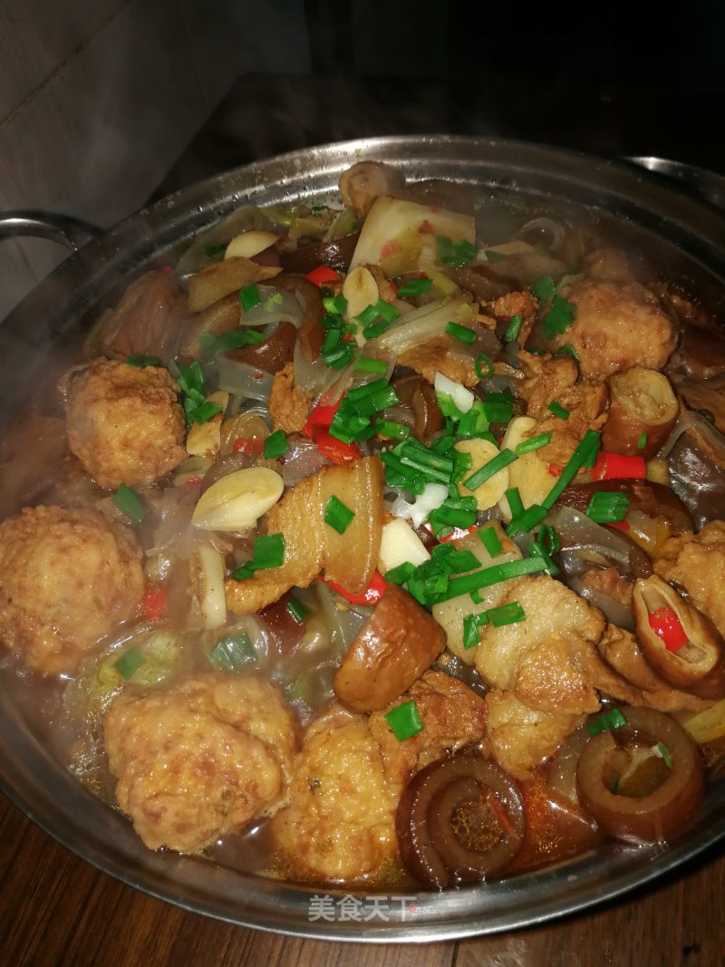 Griddle Pork and Cabbage Stewed Vermicelli recipe