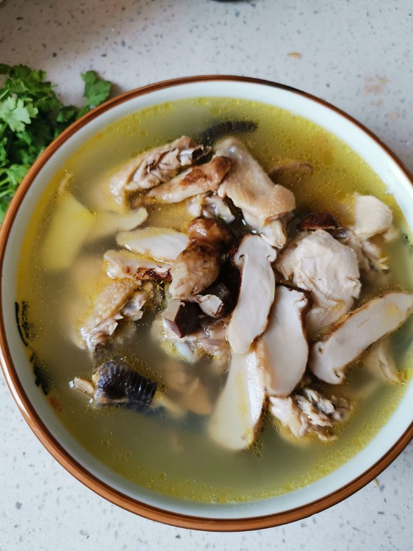 Matsutake Chicken Soup recipe